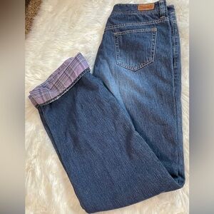 Eddie Bauer fleece lined jeans